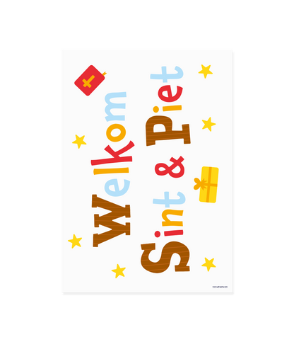 Raamstickers Sinterklaas