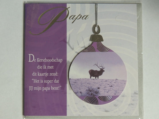 Kerstkaart Papa