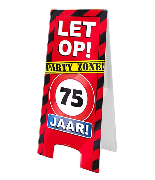 Warning Sign 75 jaar