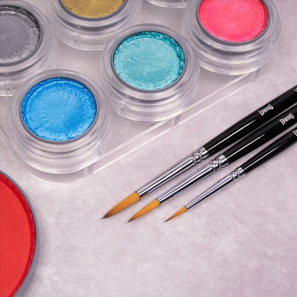 Grimas Face Paint Brush set rond 2/4/6