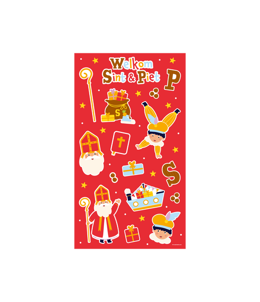 Sinterklaas Stickervellen