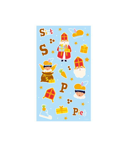 Sinterklaas Stickervellen