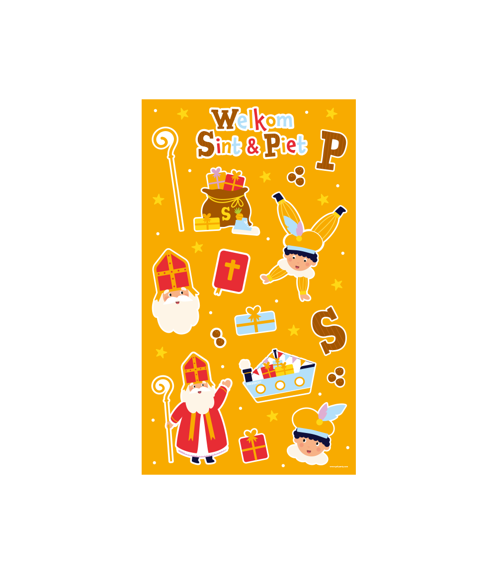 Sinterklaas Stickervellen