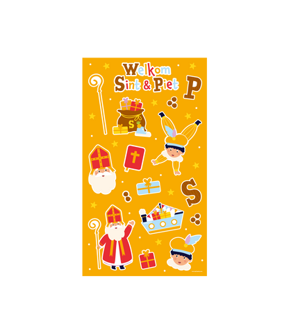Sinterklaas Stickervellen