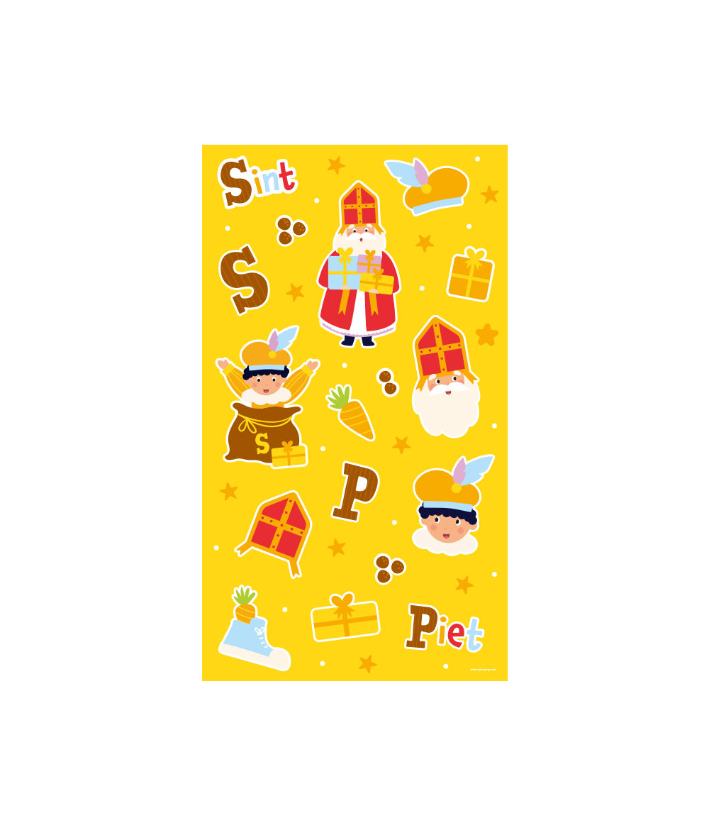 Sinterklaas Stickervellen
