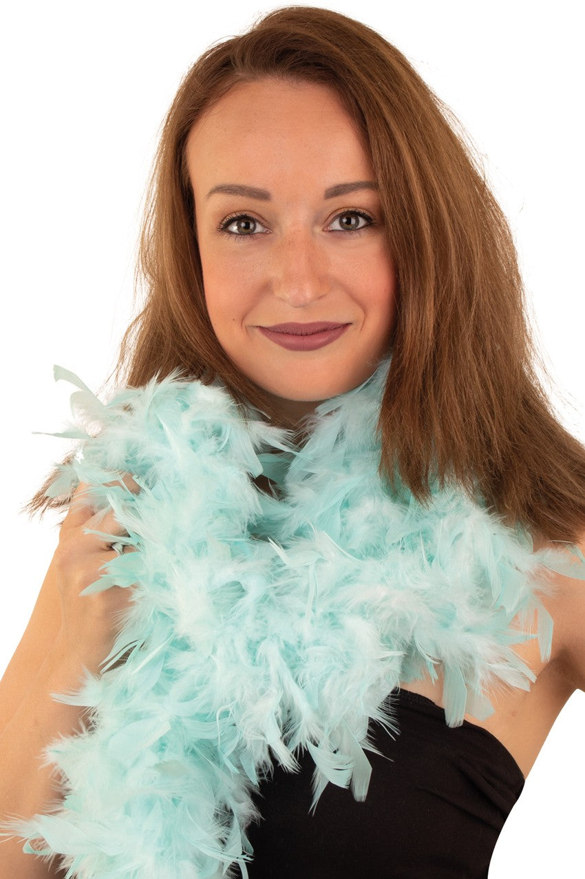 Boa pastel blauw