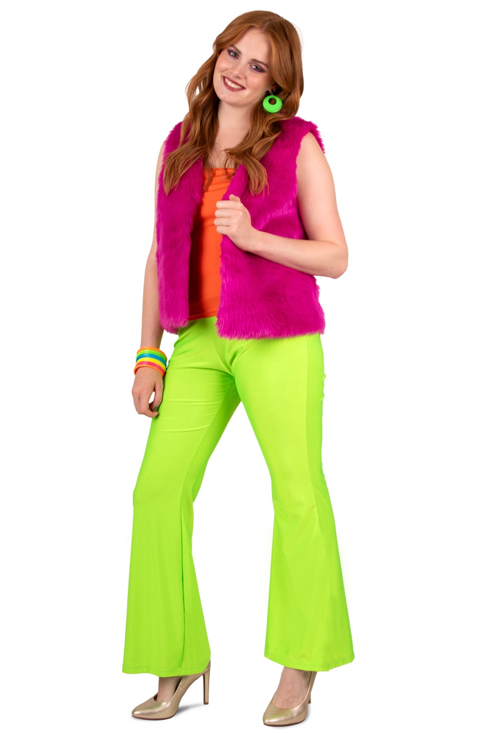 Flared Broek Groen