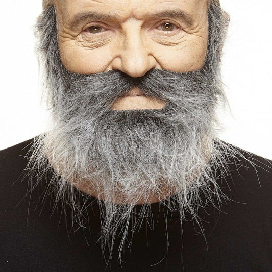 Baard en Snor Grijs
