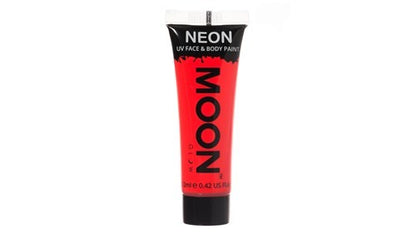 Neon UV schmink Intens Rood - 12 ml