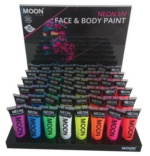 Neon UV schmink Intens Wit - 12 ml