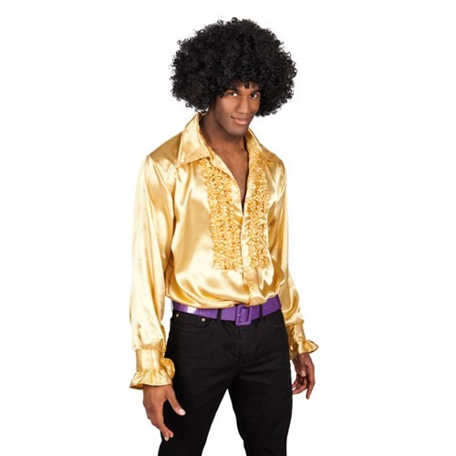 Blouse Ruches goud