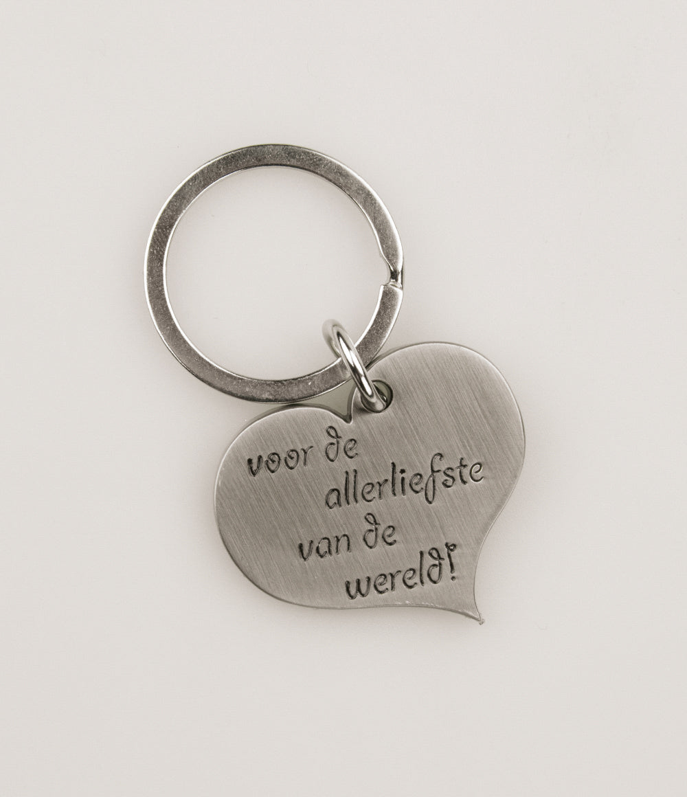 Hart sleutelhanger Allerliefste