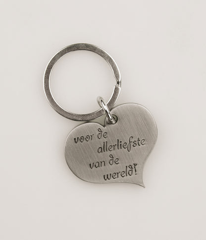 Hart sleutelhanger Allerliefste