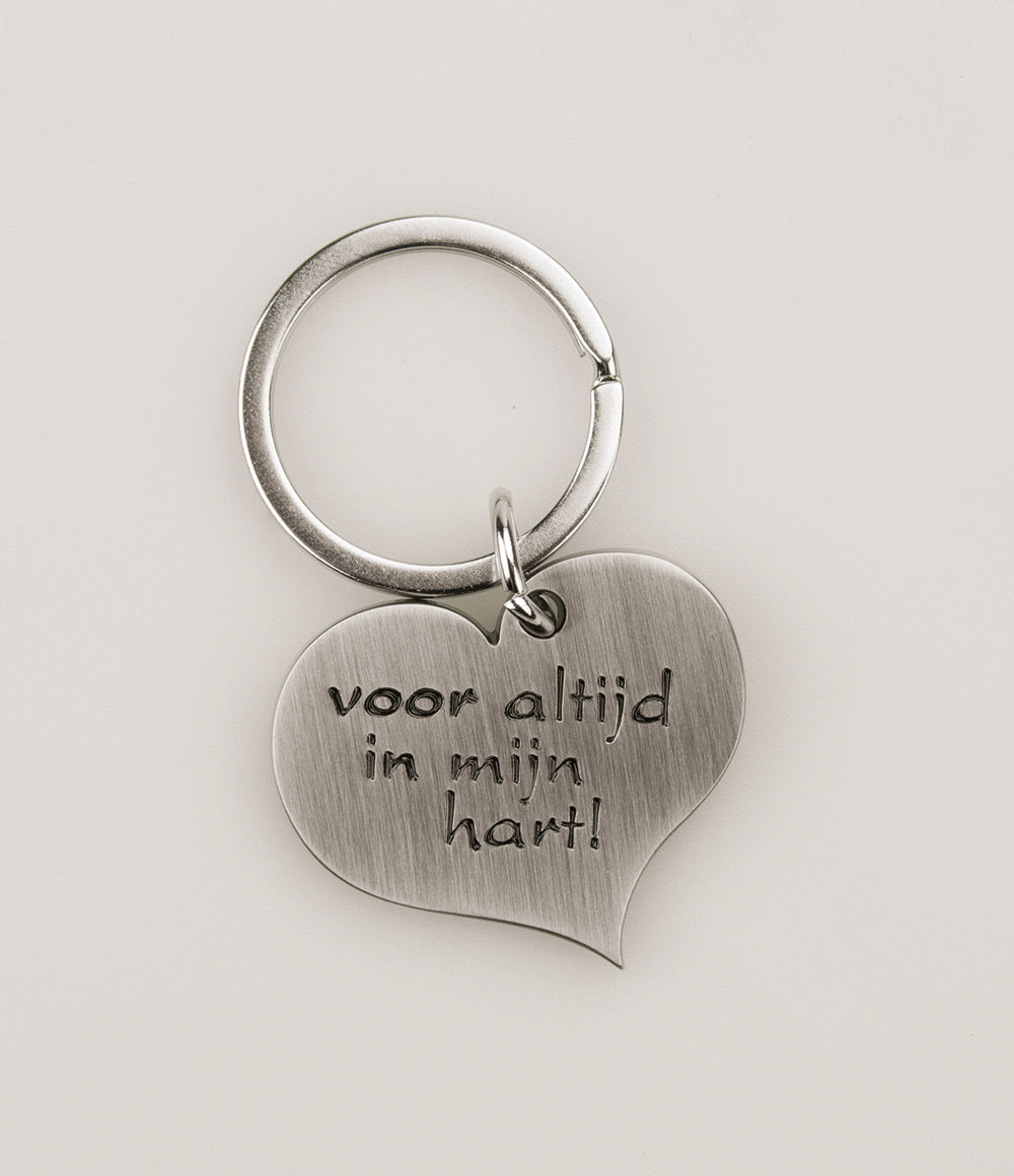 Hart sleutelhanger in mijn Hart