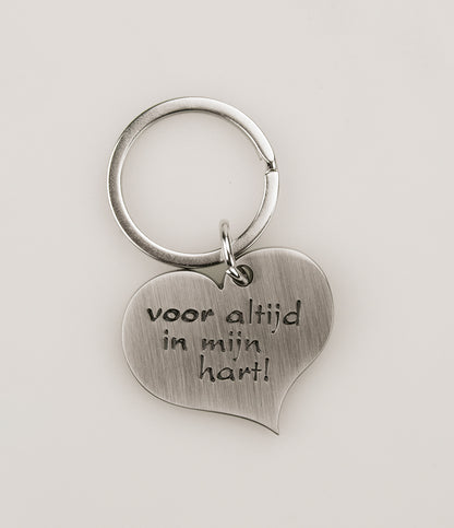 Hart sleutelhanger in mijn Hart