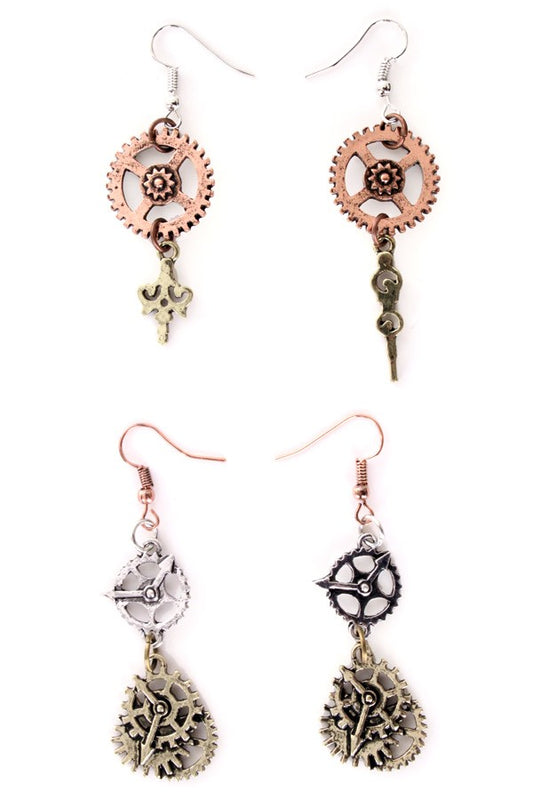 Steampunk Oorbellen