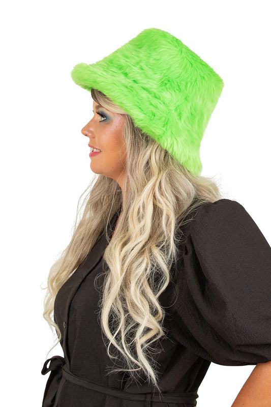 Hoed Pluche Groen