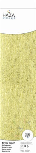 Crepe papier Metallic Goud