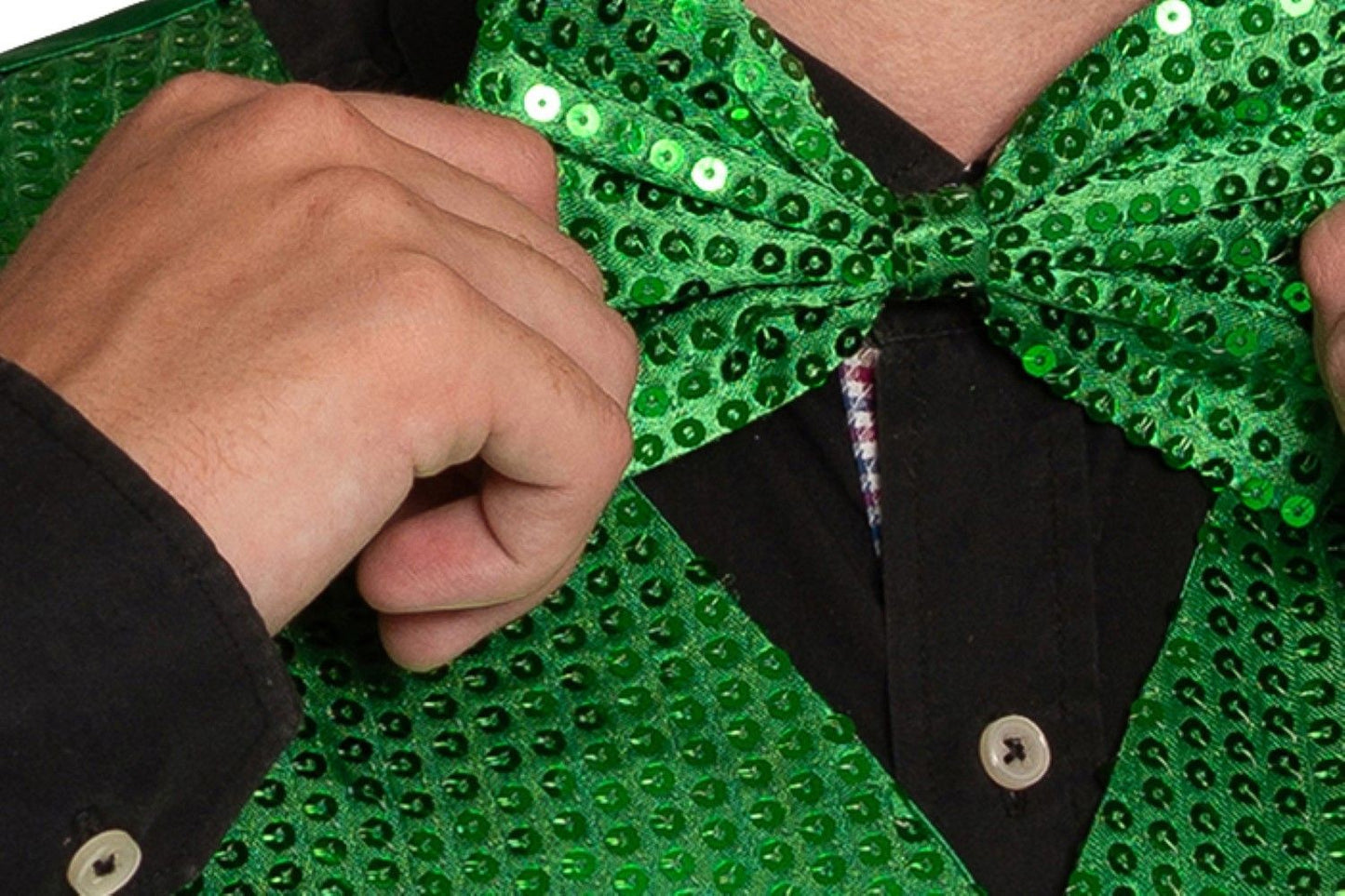 Gilet met Strik groen