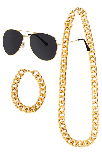 Pimp set Goud