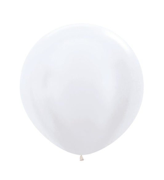 Ballon Pearl White 61cm