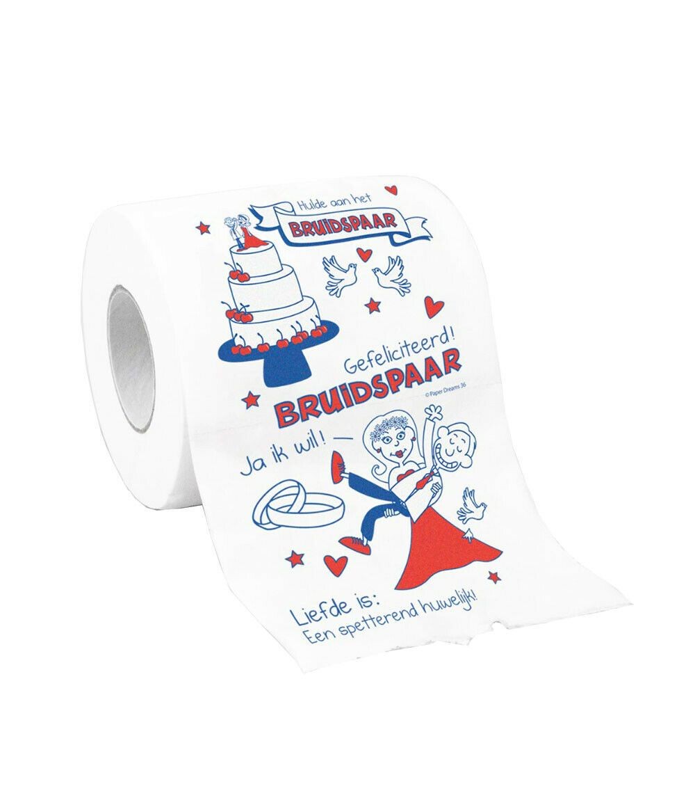 Toiletpapier Bruidspaar
