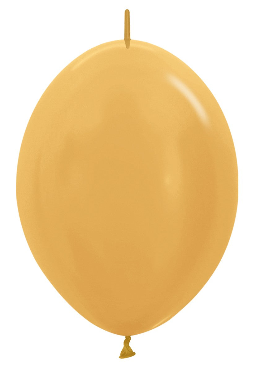 Link o Loon ballon Metalic Gold 30cm