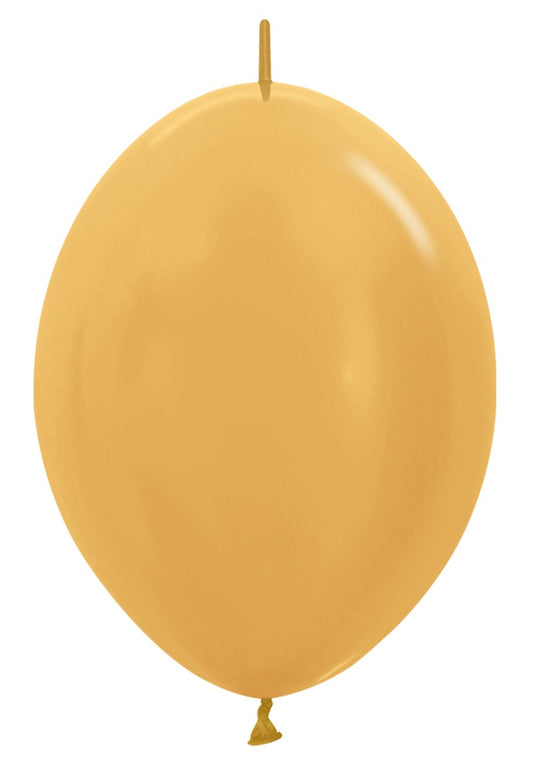 Link o Loon ballon Metalic Gold 30cm