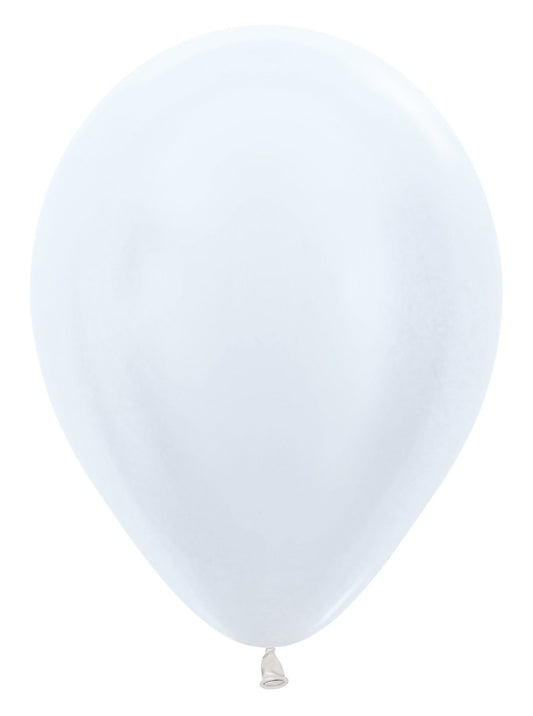Ballon Pearl white 12cm