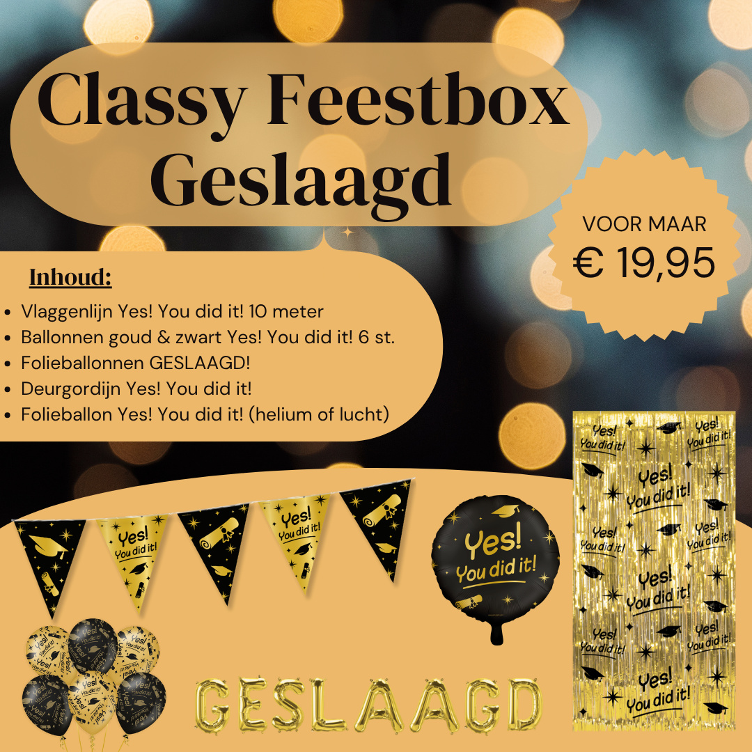 Classy feestbox GESLAAGD