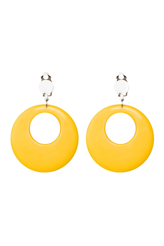 Oorbellen Neon Geel