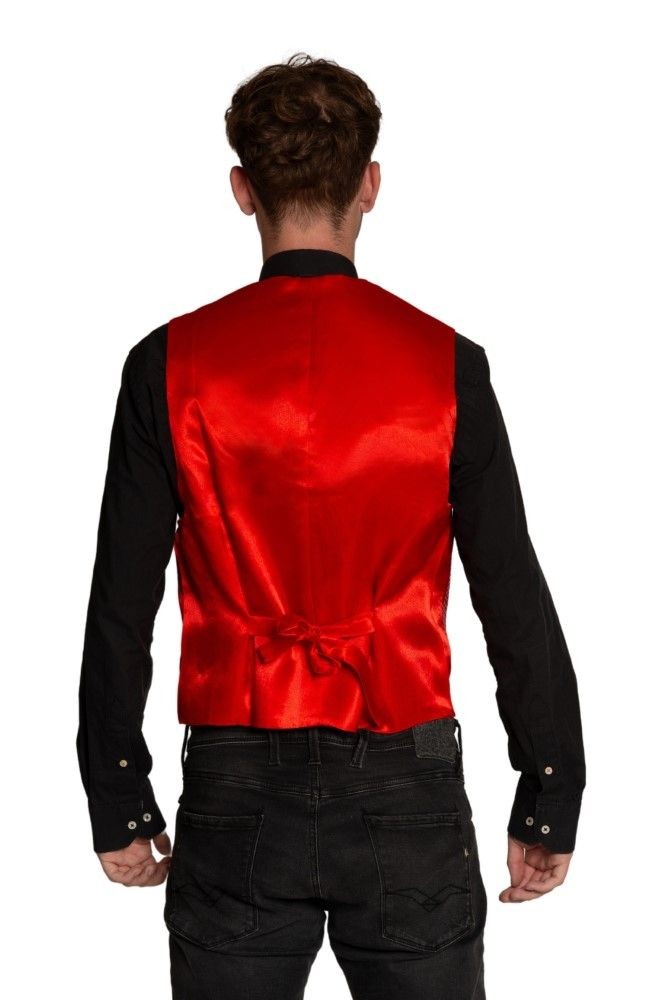 Gilet met Strik rood