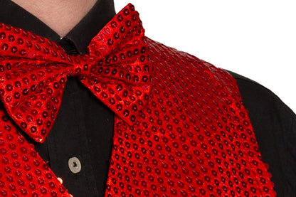 Gilet met Strik rood