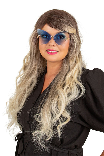 Bril Vlinder blauw