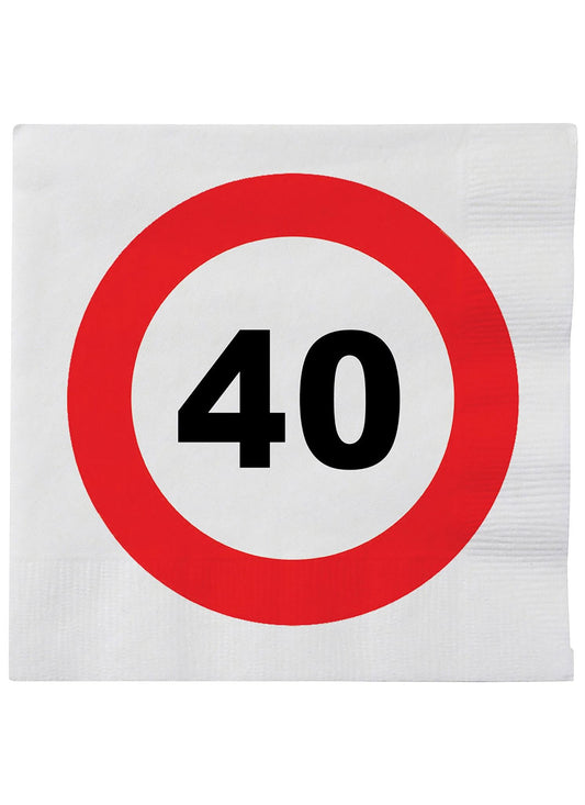 Servetten 40 jaar