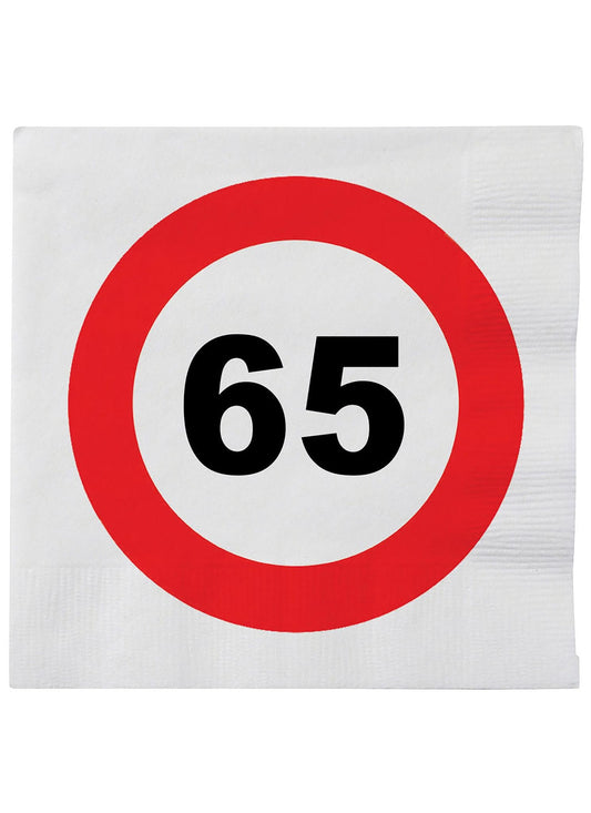 Servetten 65 jaar