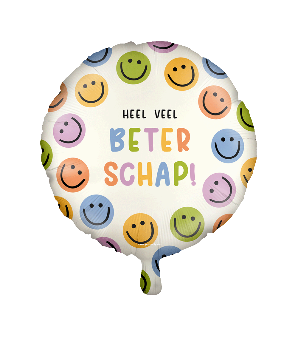 Folieballon Veel Beterschap