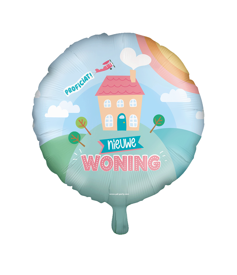 Folieballon Nieuwe Woning Proficiat