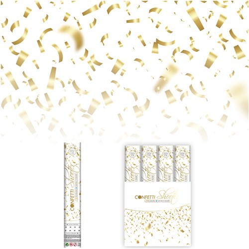 Party Popper 30 cm Goud