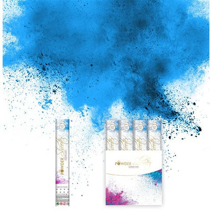 Poeder shooter Gender Reveal blauw