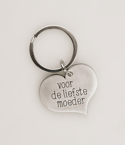 Hart sleutelhanger Moeder