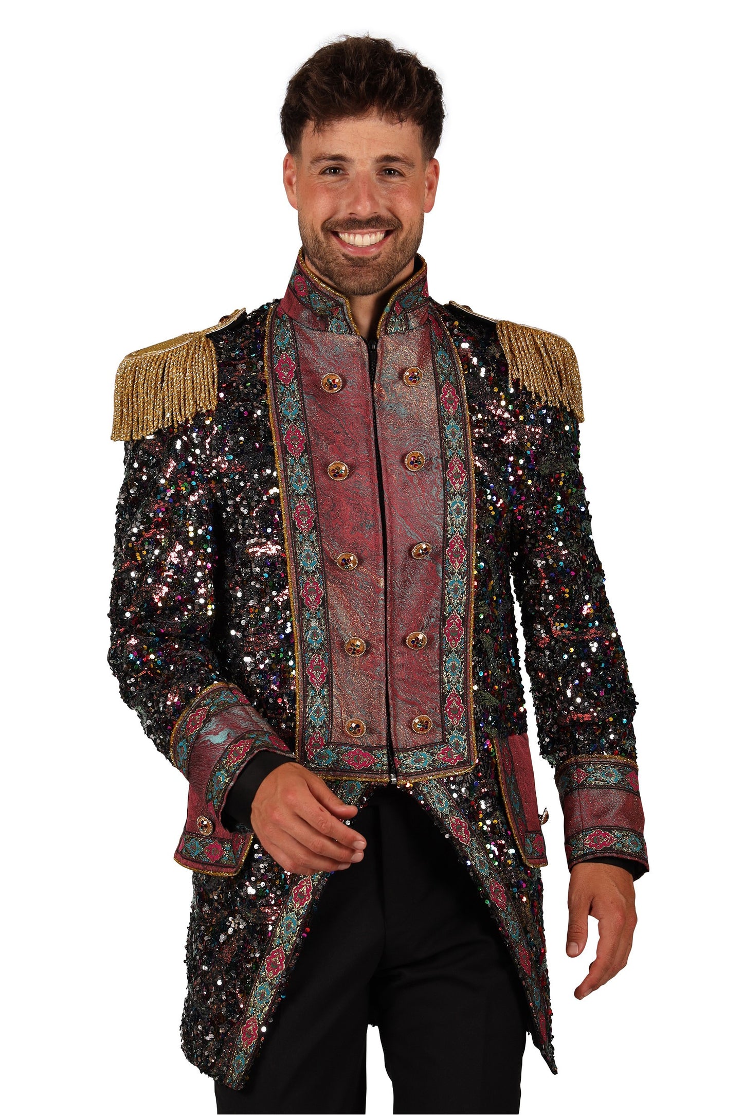 Heren Jas Sequin Party