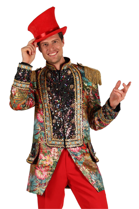 Heren Jas Carnevale Fiësta Flowers
