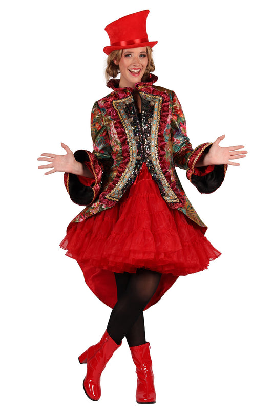 Dames Jas Carnevale Fiësta Flowers