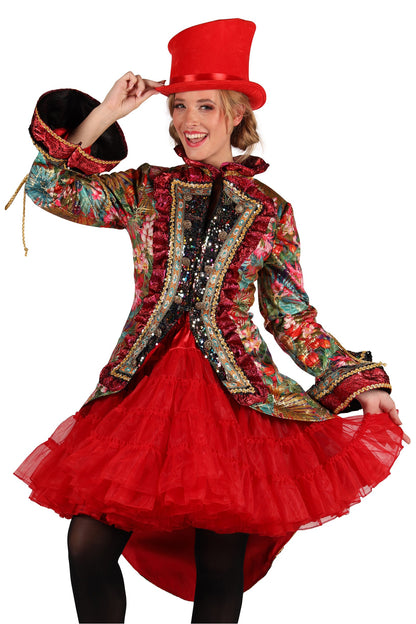 Dames Jas Carnevale Fiësta Flowers