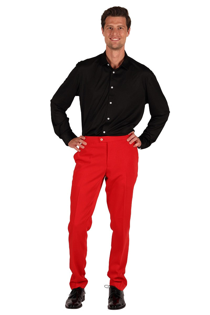Heren broek Classic Style Rood