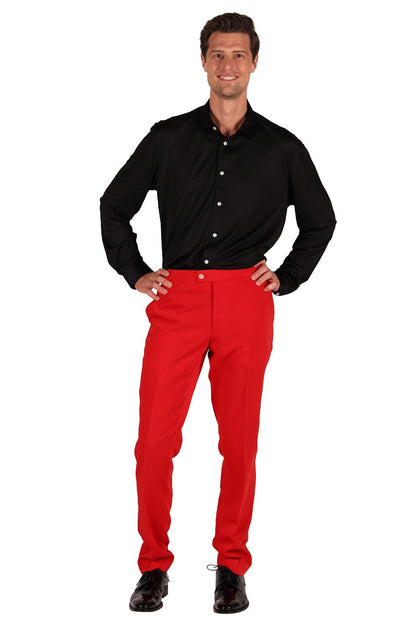 Heren broek Classic Style Rood