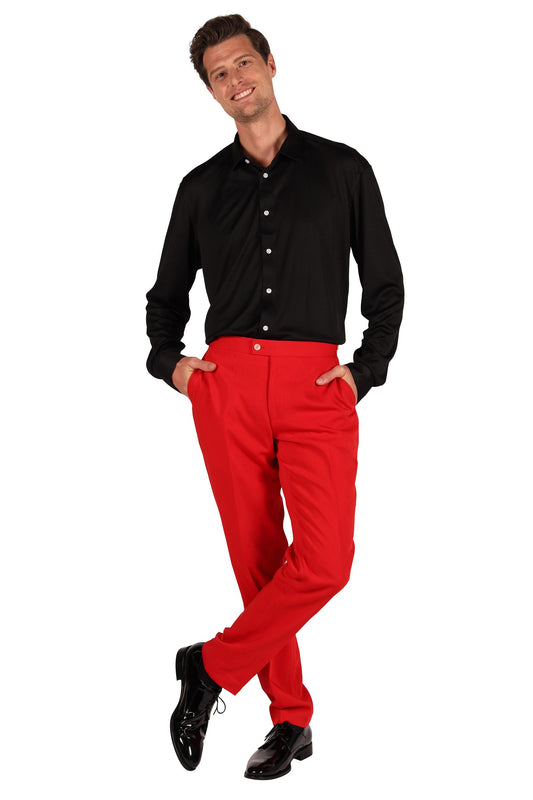 Heren broek Classic Style Rood