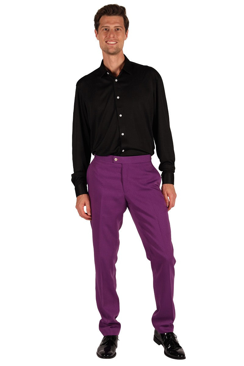 Heren broek Classic Style Paars