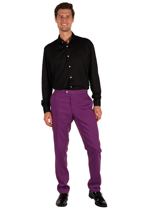 Heren broek Classic Style Paars